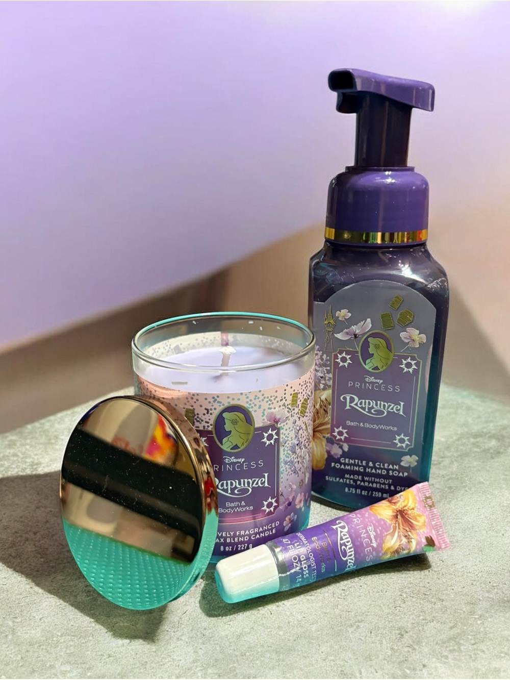 Bath & Body Works Rapunzel Bath & Body Set - Purple